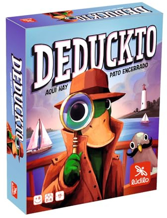 Ludilo - Deduckto | Juegos De Mesa | Juegos De Mesa Niños 8 Años O Más | Juego De Cartas con 49 Cartas | Regalo Niño 8 Años O Más De 2 A 4 Jugadores