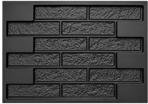Reusable Wall Stone Concrete Mould, Durable ABS Plastic Cement Brick Maker 68.5x49cm, 3D Embossed Texture Form for DIY Garden Path, House Exterior Wall Tiles, Patio Pavement