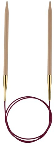 KnitPro K35355 Rundstricknadel, Braun, 120 cm x 8 mm, 120 cm x 8.00 mm