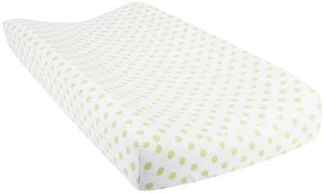 Trend Lab Salbei Dot Deluxe Flanell Wickelauflage Bezug