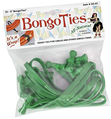 A501G Bongo-Bänder, 12,7 cm, Grün, 10 Stück