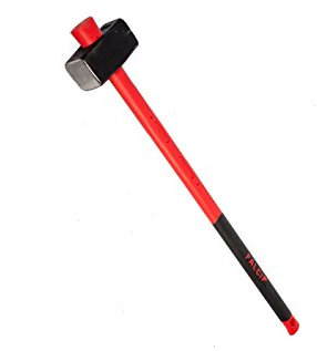 Massette carrée FALCI professionnelle 290451r4 4 kg avec manche en fibre