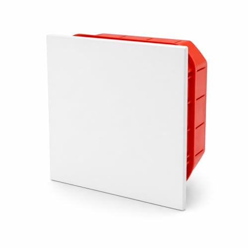 Abzweigdose Feuchtraum IP40 Dose 100 x 100 x 45 mm unterputz spritzwassergeschützt Kabelabzweigdose Verbindungsdosen Verteilerkasten Leergehäuse Verteilerdose Kunststoff leer Gehäuse ARLI 100x100x45