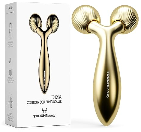 TOUCHBeauty 3D Ansikts- och kroppsroller massageapparat för hudåtdragning och dubbelhaka-reduktion - AG-1613A