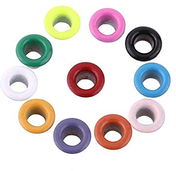 500pcs Eyelets Metal Ösen mischfarben 3mm runde form metall ösen scrapbooking karte machen handwerk leder heiße ösen für locher