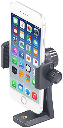 PEARL Handyhalterung Stativ: Universelle Smartphone-Stativ-Halterung mit 1/4-Gewinde, 2-teilig (Handyhalter für, Smartphone Halter, Fotos)