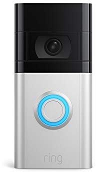 Zertifiziert und generalüberholt Ring Video-Türklingel 4 Akku (Video Doorbell 4)| HD-Video, Gegensprechfunktion, Pre-Roll-Videovorschau, akkubetrieben | Alexa-kompatibel