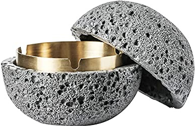 Aschenbecher mit Deckel - Aschenbecher für Draussen, Aschenbecher Designer,Außen Aschenbecher,Außen Aschenbecher Mit Deckel,Für Home Office Dekoration