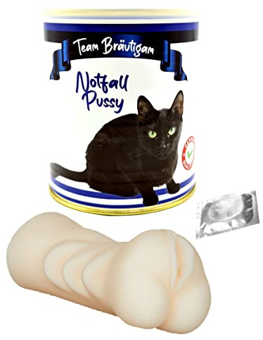 Notfall Pussy Notfall Muschi aus der Dose, Scherzarktikel, Lustige Geschenkidee, Party-Brüller, Spaßgeschenk, JGA, 18er Geburtstag,Geburtstagsgeschenk
