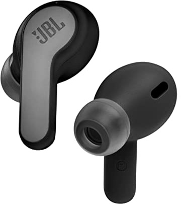 JBL Wave 200 TWS, Bluetooth Truly Wireless in Ear Earbuds with Mic Deep Bass Sound, up to 20Hrs Playtime, use Single Earbud or Both, 5.0, Type C & Voice Assistant Support for Mobile Phones (Black)