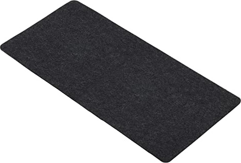PATIKIL 30cm x 60cm Schreibtischunterlage, Filz Tischunterlage, Tischmatte Rutschfester Schreibtisch Auflage Tisch-Schutz Unterlage für Büro Home Office, 1pcs, Dunkelgrau