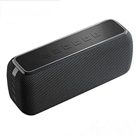 Generic Altoparlante Bluetooth Wireless 80W Subwoofer Soundbar Telefono Cellulare Carica Soundbox Echo Wall Music Center Colonna (Color : 60W Black, Size : Medium)