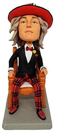mydedor Benutzerdefinierte Bobble-Heads Figur Puppe, Sitzender Mann Benutzerdefinierte Wackelkopf, Wackelkopf Figuren Handgemachte Personalisierte Skulptur Geschenk Mann