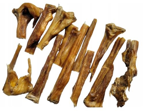 Rinderdarm getrocknet - Hundeleckerli - 4-11cm - Kranzdarm Sticks - Welpen Sticks - Natur Kauartikel für kleine Hunde - Lucze Premium Hundesnack (100 Gramm, 100, Gramm)
