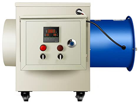 Breeding Heater 5kw/220v - Industrial Electric Heater with Intelligent Remote Control for Greenhouse, Pig Workshop & Large Area Drying - Adjustable 0-99° & Overheating Protection - Space Heate