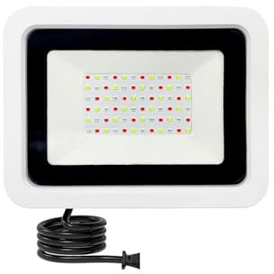 Projecteurs LED d'extérieur Projecteur Led RGB 50W 100W IP68, Projecteur Extérieur, Réflecteur, Lampe Avec Application/télécommande pour garage, cour, pelouse, jardin ( Color : Remote Control , Size :