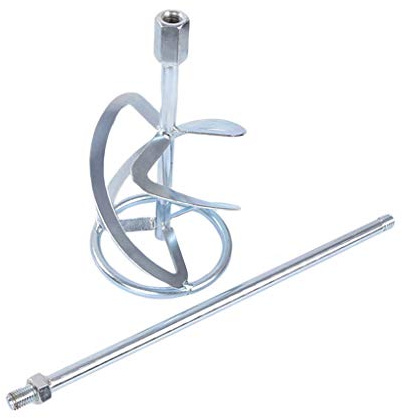 Frusta per vernice aggiornata Filettatura tipo S per miscelatore a testa Agitatore Rivestimento in gesso Stucco Cemento Agitazione Asta meccanica Durevole Kit di scorrimento in fibra di vetro