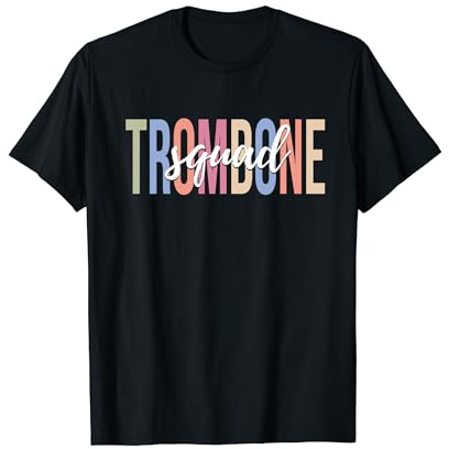 Posaune Squad Posaunenspieler Jazz Musik Marching Band T-Shirt