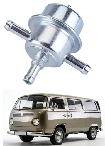 Slakerbe Kraftstoffdruckregler Kraftstoffpumpe kompatibel für T2 T3 Bus 0280160205 89054451, 025133035 Kraftstoffeinspritz Druckregler Einspritzdruckregelventil Benzindruckregler