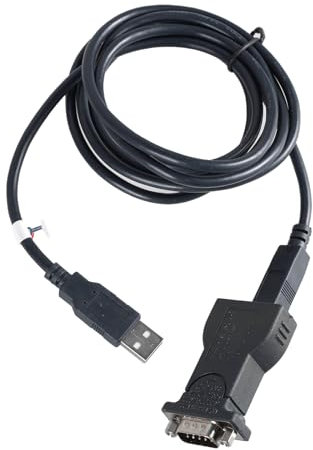 Gissroys Adaptador USB a serials RS232 Serials USB a seriales RS232 Cable convertidor USB seriales a adaptador USB