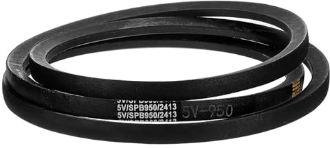 QUARKZMAN Keilriemen Zahnriemen 5V950 Gummi Antriebsriemen 950/2413mm Teilungslänge 0,5/13,5mm Dicke V-Profi Flachriemen Gummiübertragungsriemen Antriebskeilriemen für Kraftübertragung