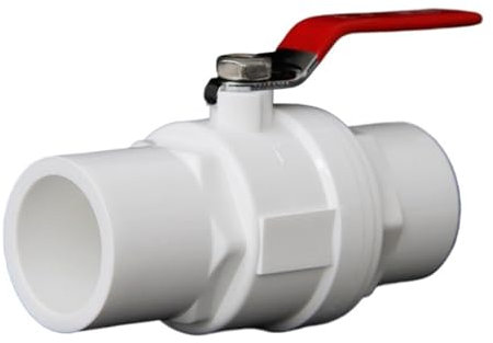 Pipe Fittings 20mm 25mm 32mm 40mm 50mm ID PVC Ball Valve Water Connector for Garden Irrigation Hydroponic System(25mm)