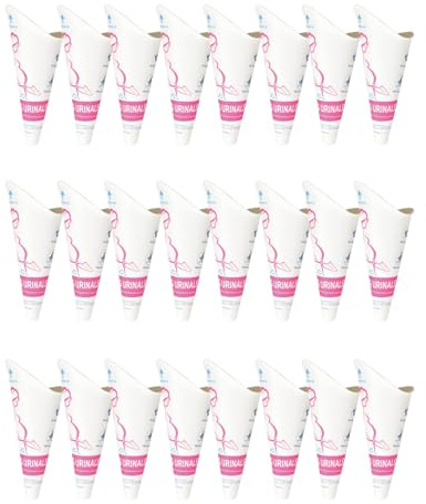 24 pièces Urinoir pour femmes, entonnoir pour urinoir, toilettes de camping, urinoir de maternité en papier pour les femmes en voyage, en camping, en randonnée et en plein air.