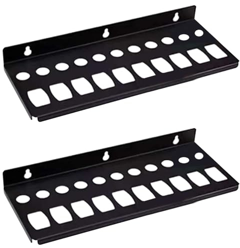 2er-Pack Schraubendreher Halter, Zangen Wandregal, Zangenhalter Wandhalterung, Zangenschlüssel Organizer, Werkzeughalter, Stahl Organizer Halterung für Schraubendreher/Schraubenschlüssel/Hammerständer