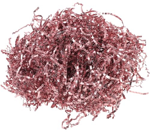TEHAUX Crepe Paper Shredded Filler for Boxes Christmas Hamper Basket Packing Supplies Paper Packaging for Crafts