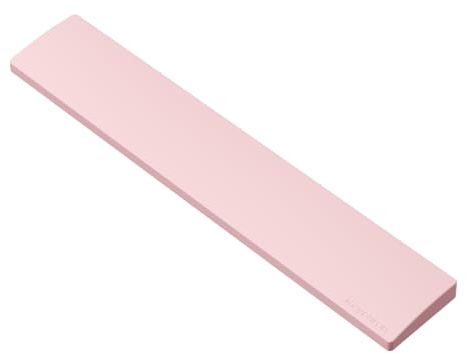 Keychron Silicone Wrist & Palm Rest, 17.6 Full Size for K10 Pro / K10 Max, Q6/V6 Series (Pro/Max/Ultra/HE), Washable, Non-Slip Base, Typing Support, Light Pink