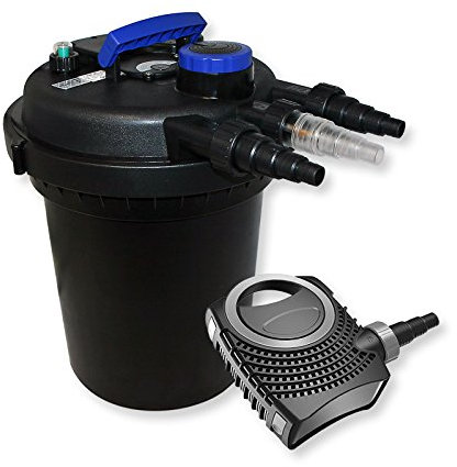 SunSun Kit filtro presión estanque 6000L 11 W UVC clarificador 70 W Bomba