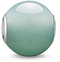Thomas Sabo Femmes-Bead Karma Beads Argent Sterling 925 Aventurine polie verte K0049-010-6