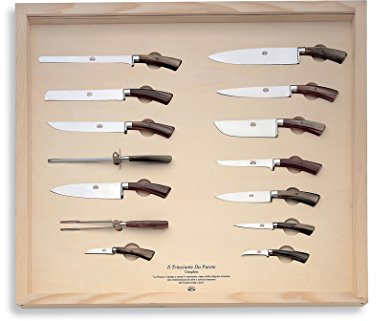 Coltellerie Berti - Il Trinciante da Parete - Completo - Set coltelli cucina forgiati