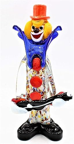Payaso de cristal de Murano Murano Glass H18 cm Made in Italy Payaccio F450 Chit