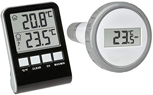 TFA Dostmann Palma Funk-Poolthermometer anthrazit