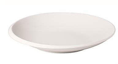 Villeroy & Boch 10-4264-2701 Cuenco Llano NewMoon, Elegante Fuente para presentar Platos con Estilo, Porcelana Premium, Blanco, Apto para lavavajillas, Porcelain