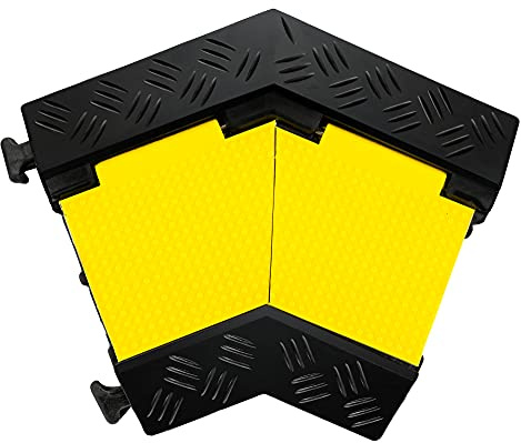Pronomic Protector 2-100CA V3 Angolare 45° con connettore coda di rondine, compatibile con passacavi Pronomic V3, resistente fino a 7,5 T.