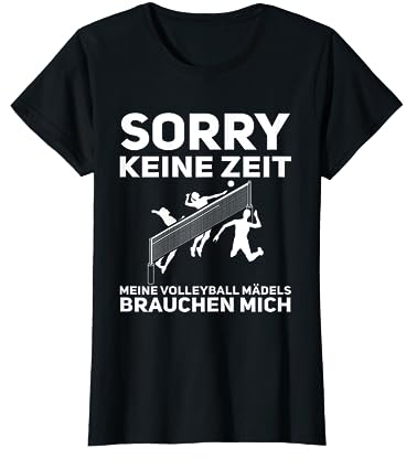 Volleyball Mädels, Beachvolleyball Damen T-Shirt