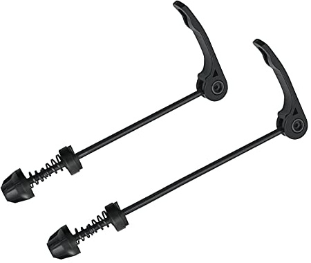Pinchos de Bicicleta, Bicicleta Palanca Liberación Rápida, Bike Cierre Rapido, Negro Eje Hueco Buje Bicicleta Trasero Delantero de Bicicleta Pincho de Bicicleta para la Mayoría de Las Bicicletas