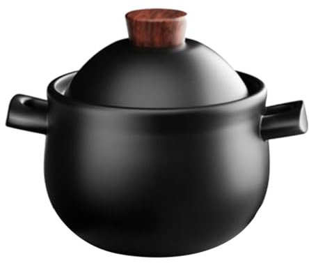 IMIKEYA Großer Hitzebeständiger Suppentopf Für Gasherde Kochen Von Eintöpfen Und Reisgerichten Fassungsvermögen Vielseitig Einsetzbar Küche