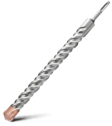 HSAWBIT 35mm x 350mm LONG SDS MASONRY DRILL BIT, SDS PLUS SHANK | TUNGSTEN CARBIDE TIP FOR WALL STONE CONCRETE BRICK