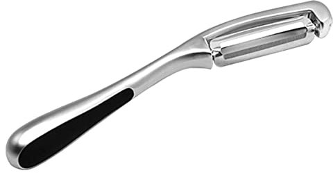 GLEAVI Pelador De Patatas y Verduras De Acero Inoxidable 885b Modelo Vertical Mate, Cuchilla Plana Afilada, Mango Ergonómico Para Cocina Doméstica