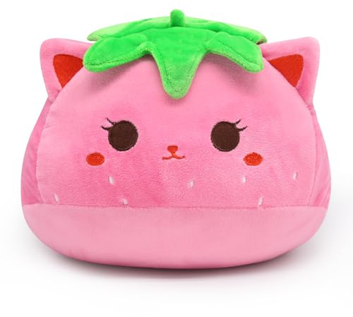 Peluche de gato de fresa juguetes de peluche de peluche juguete para niños niños niñas