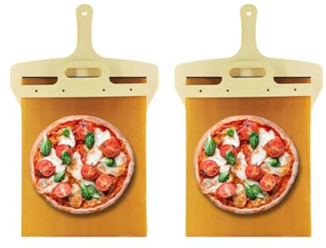 Steowsey Sliding Pizza Shovel with Handle Pizza Transfer Slider Pizza Peel Slider,Pizza Peel