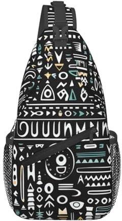 Brusttasche Coole Symbole Slingtasche Leichte Wasserdicht Geschäft Schultertasche, Für Outdoor, Fitness, Radfahren