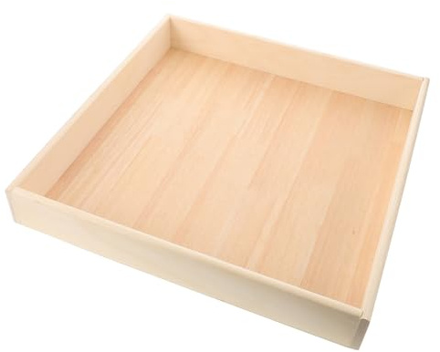 FRCOLOR Bandeja de Arena Portátil para Caja de Almacenamiento para Aire Arenero Infantil de Madera Diversión y Entretenimiento Duradero para Actividades Sensoriales y Creativas