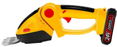 Cortasetos eléctrico inalámbrico con batería recargable 1500mAh ligero herramienta de jardín para bordes y tamaño de arbustos