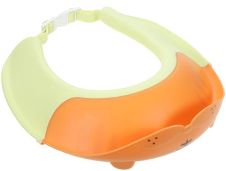 TOYANDONA Duschhaube und Schnelltrocknend für Kleinkinder aus Kunststoff mit Verstellbarem Verschluss Gesichtsbereich als Haarwaschschutz Beim Baden