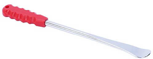 Kunzer 7MRM01 Motorradreifen-Montagehebel - Rot, aus Stahl - Reifenheber mit rundem Hebelende - 28cm lang