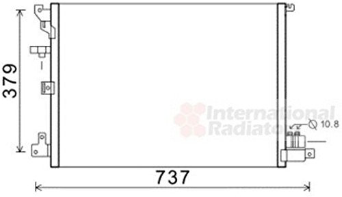 VAN WEZEL 59005152 KONDENSATOR KLIMAKÜHLER KLIMAKONDENSATOR mit Trockner